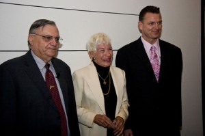 Bill Hunt, Joe Arpaio and Barbara Coe