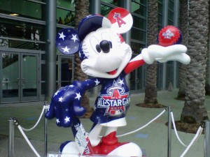 Mickey Mouse at the All Star Game