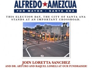 Alfredo Amezcua and Loretta Sanchez