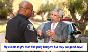 Amezcua defends gang bangers