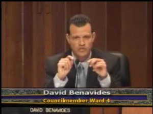 Benavides loses it