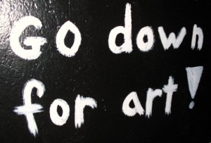 Go down for art