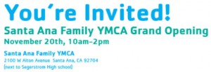 Santa Ana YMCA opening