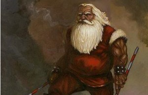 Warrior Santa Claus Mini