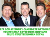 Otto Bade, David Benavides and Roman Reyna