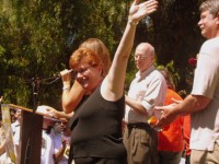 Beth Krom at the OC Labor Day Event, 2010