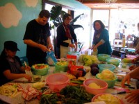 Cooking class at the Road Less Traveled