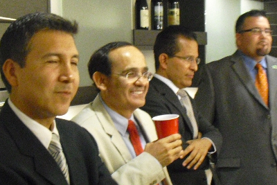 Ruben Smith with Vince Sarmiento and Eric Alderete