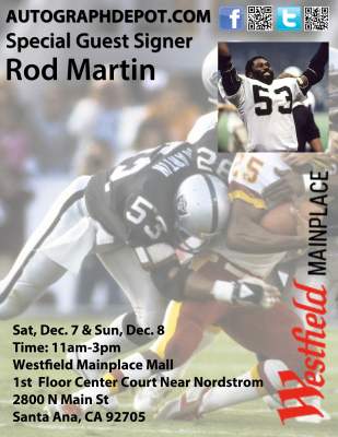 Rod Martin  Oakland raiders football, Oakland raiders, Raiders football