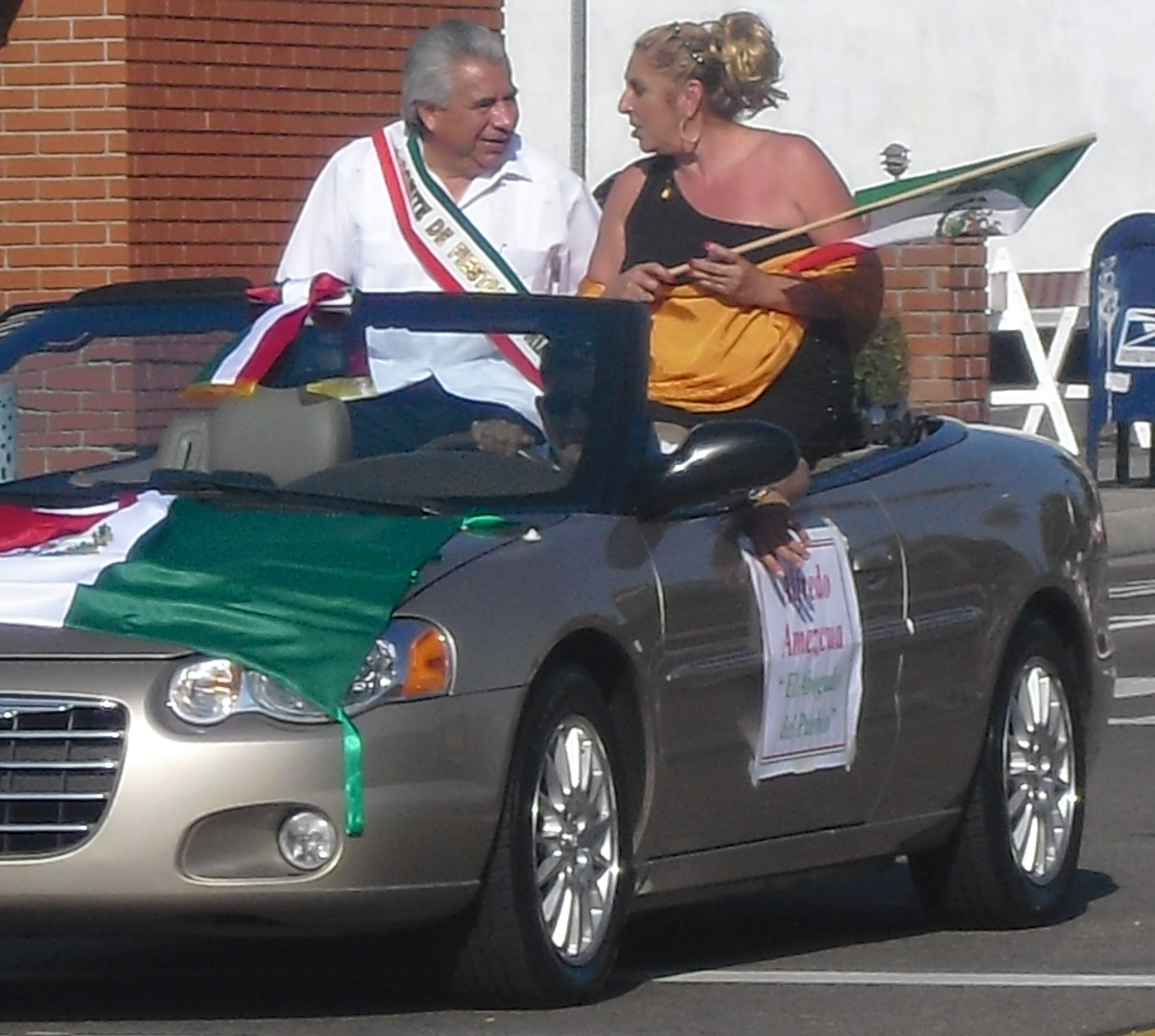 Alfredo Amezcua at the Fiestas Parade