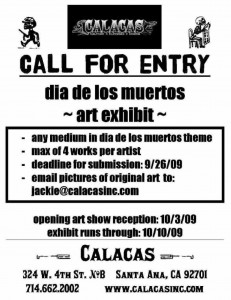 Calacas Calls for Entry
