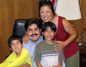 Jose Solorio and his family