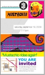 Mustachio Santiago Art Walk Exhibit