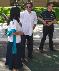 Santa Ana Council Members at the Fiestas Patrias parade