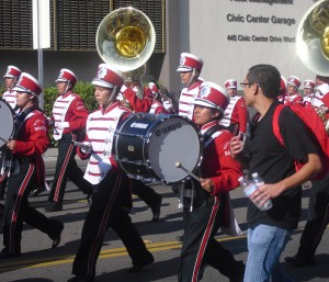 Santa Ana Saints Band at the Fiestas Parade