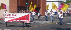 Santa Ana Saints at the Fiestas Parade