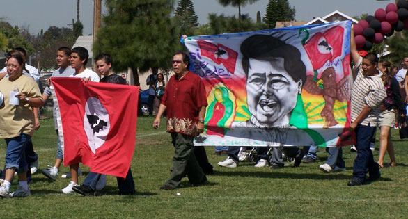 Cesar Chavez event at Chavez High