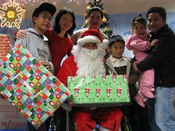 Senator Lou Correa as Santa Claus