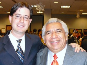 Anaheim Council Candidate John Santoianni  and Alfredo Amezcua