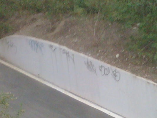 Graffiti at Park Santiago