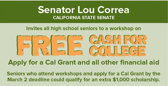 Free cash for college