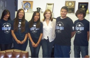 Loretta Sanchez and youth in action