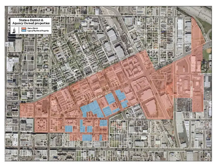 Station District Map