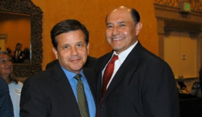 Miguel Pulido and Lou Correa