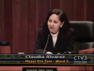 Claudia Alvarez in action