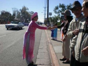 Loretta Sanchez at the Tet Parade