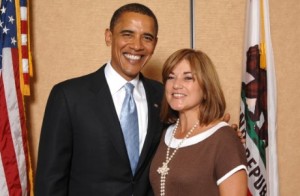 Loretta Sanchez and Barack Obama