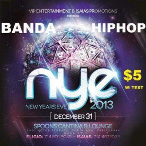 Spoons Banda and Hip Hop New Year's Eve