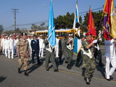 Vietnamese War Veterans at the Tet Parade