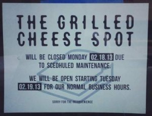 Grilled Cheese Spot