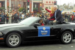 Tom Daly at the Tet Parade 2