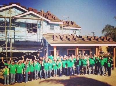 2013 Habitat for Humanity Leaders Build Day Group in Santa Ana