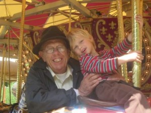 Gordon Bricken with grandpal