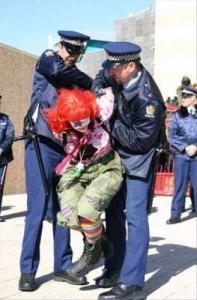clown arrest