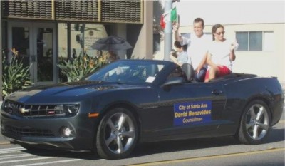 David Benavides at the 2013 Fiestas Patrias Parade