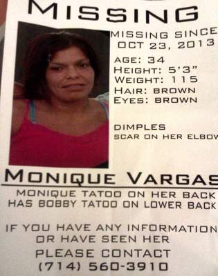Missing Person, Monique Vargas