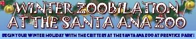 Holiday with the critters at the Santa Ana Zoo