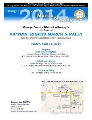 2014 OC Victim's Right's March and Rally