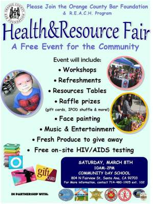 New Santa Ana | Free Health and Resource Fair set for 3/8 at Community ...