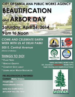 Santa Ana Beautification and Arbor Day