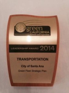 Santa Ana Green Leadership Award