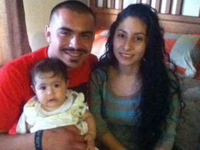 Leonicio Banuelos and his family