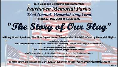 The Story of our Flag at Fairhaven Memorial