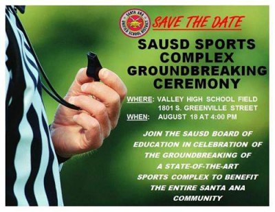 SAVE THE DATE - Sports Complex Groundbreaking