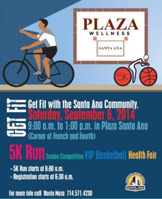 Santa Ana Plaza Wellness celebration