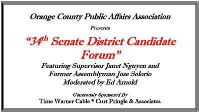 34th District Candidate Forum